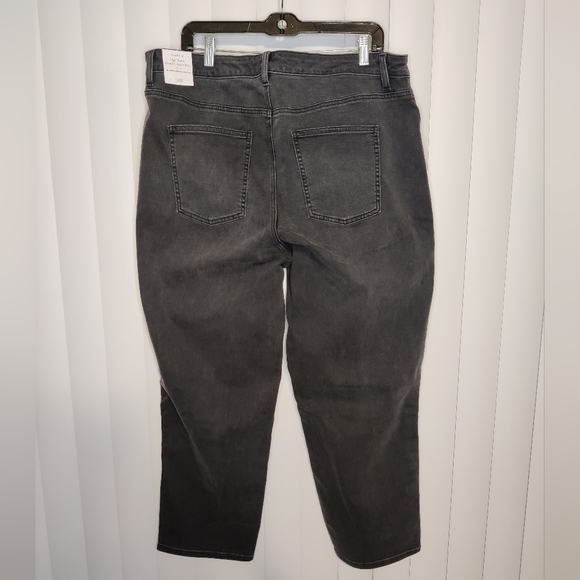 Talbots High Waist Ankle Jeans - Charcoal - Picture 2 of 3